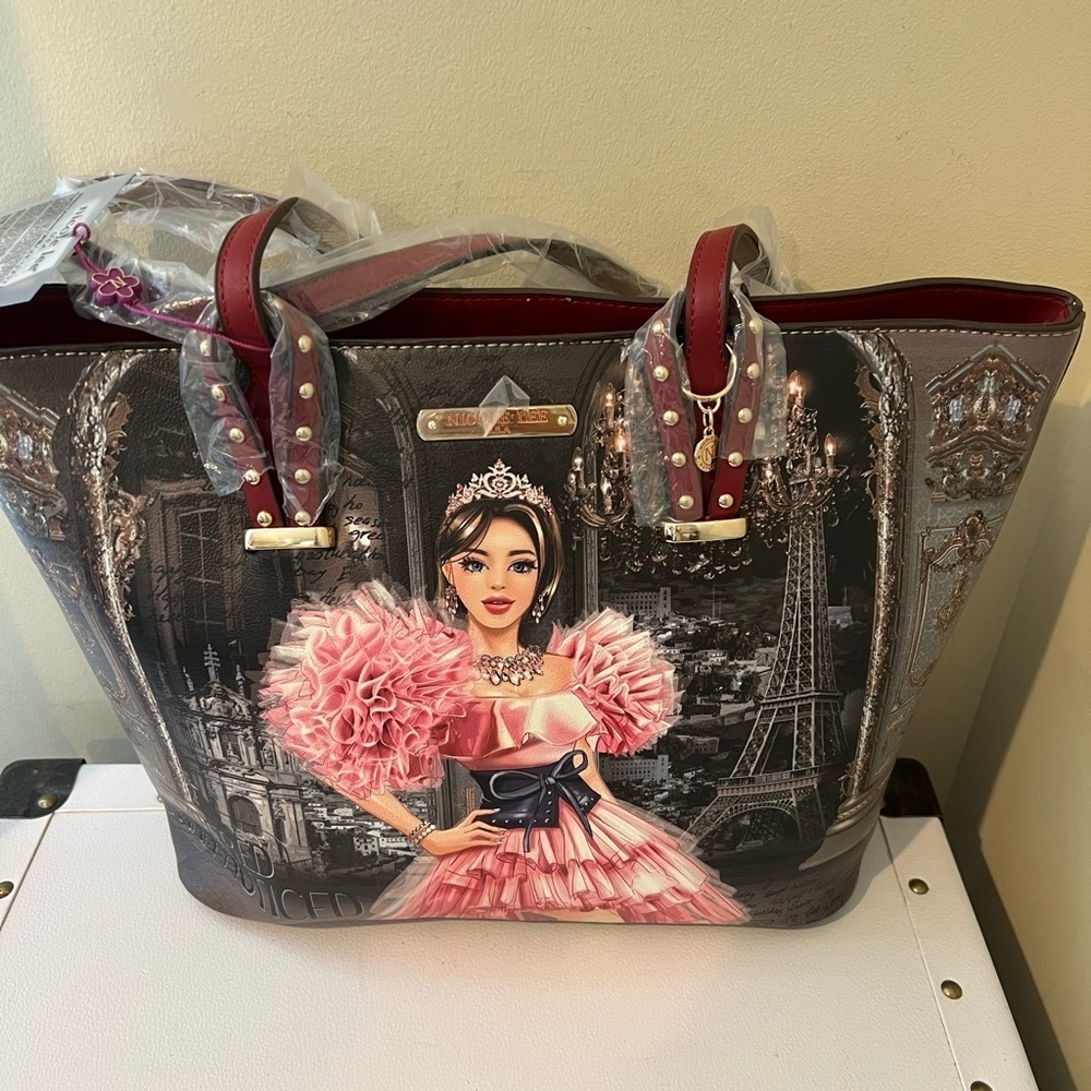 Nicole Lee 3-Piece Purse set - Crystal Palace Set - Picture 2 of 11
